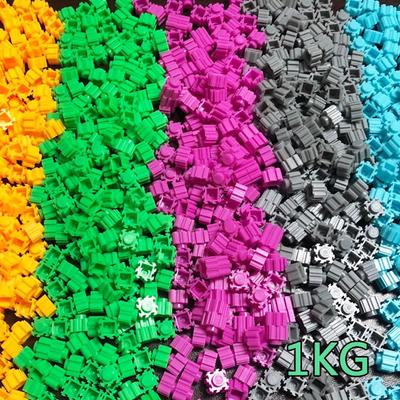 1KG 8mm Diamond Building Blocks 31colors DIY 3D Small Brick For Children Figures Character Educational Toy Kids Gifts