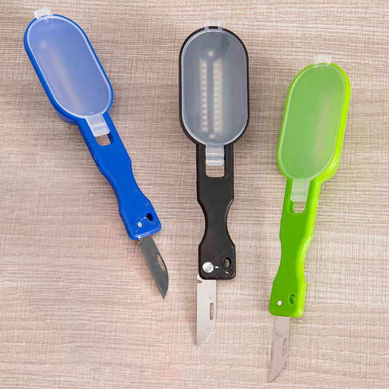Praktický odstraňovač vodního kamene Plastový odstraňovač vodního kamene Čistící škrabka Kuchyň Škrabka na zeleninu Užitečné příslušenství Skládací nůž