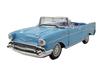 MotorMax American Car Chevrolet Bel Air Miniature Car 1/18 Bel Air Convertible 1957 (Light Blue)