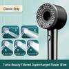 Popular German Turbo Shower Head with Large Output and Five-Speed Filter