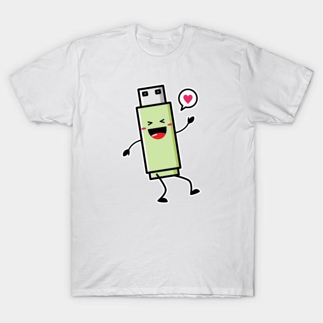 Unisex Fashion TShirt Cute Flashdisk Print TShirt Plus Size XS-6XL T-Shirt 100%Cotton Tops O Neck Short Sleeve Tees