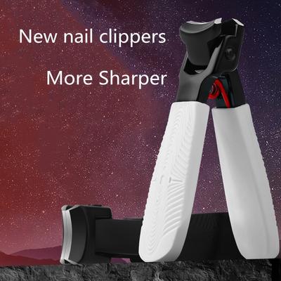 Nail Clippers Sharp Edge Fingernail and Toenail Clipper Cutter, Stainless Steel Toenail Clipper for Manicure and Pedicure