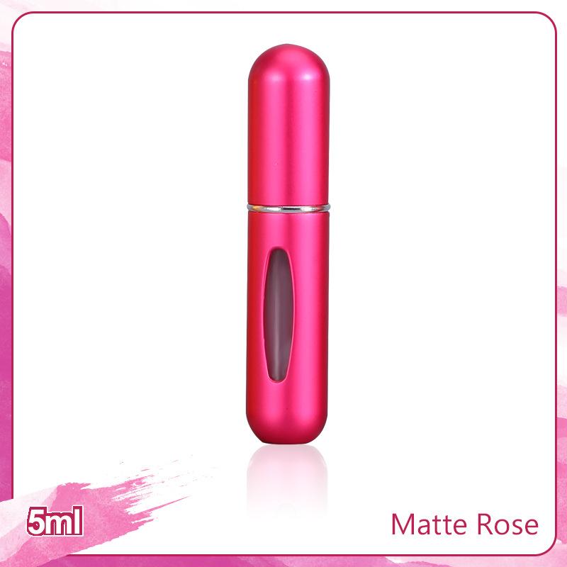 10ml 5ml Mini Portable Perfume Spray Aluminium Travel Self-Pumping Dispenser Bottle Bottom Direct Fill Jar Cosmetic Empty Tool