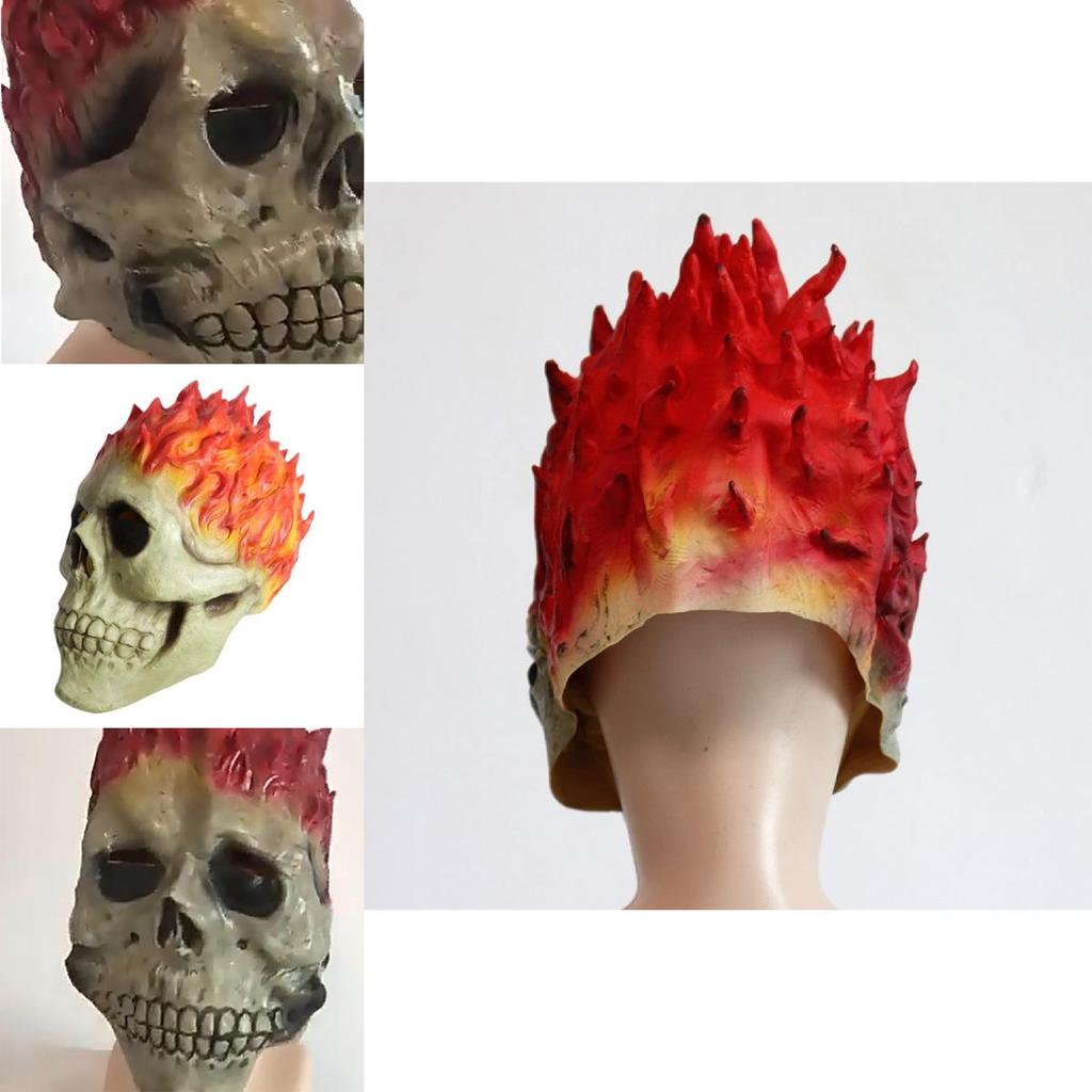 Halloween Face Paint Ghost Rider Mask Skull Car God Mask Soul War Car Mask