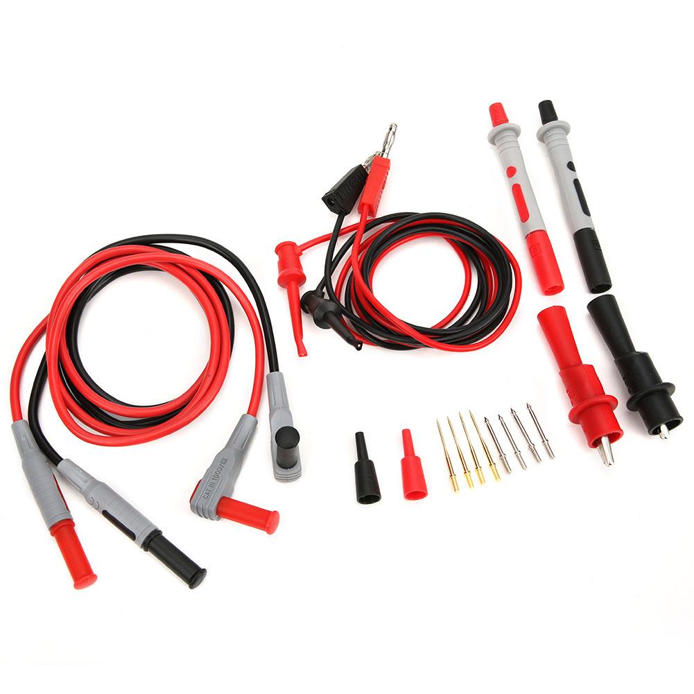 P1308B Test   Kit Banana Plug To Test Hook Cable Probe Test Clip Set for Multimeter