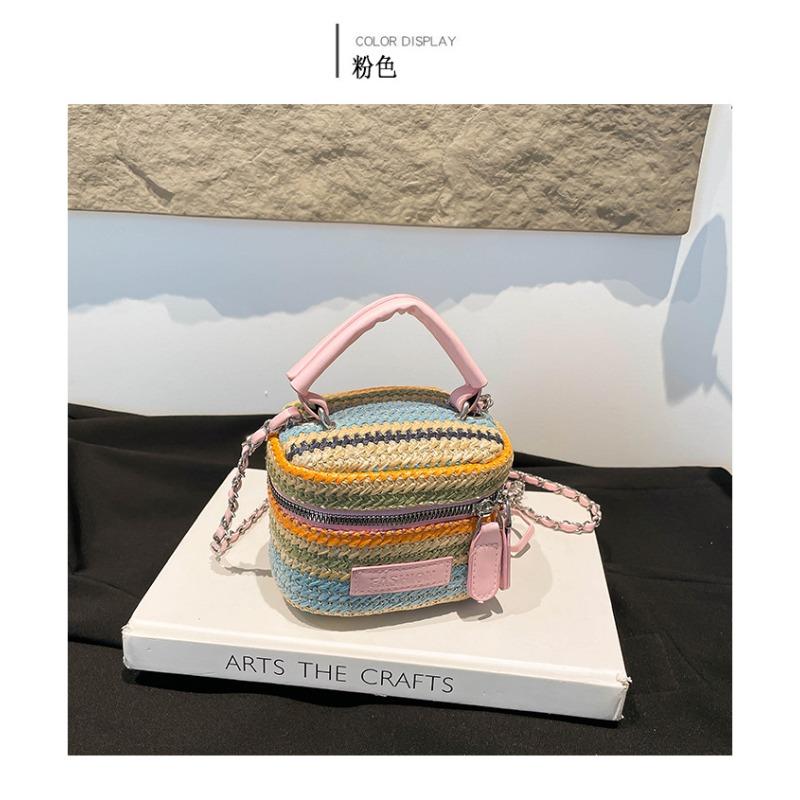 Sac à main - Sac seau bandoulière pour femme - Sac tissé haut de gamme, de niche pour femme