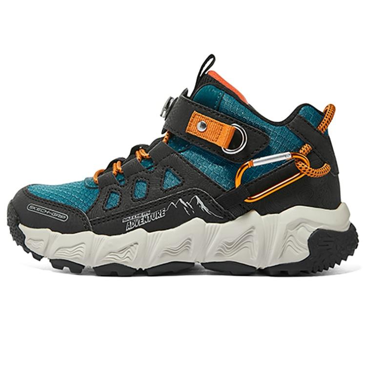 (GS) Skechers Adventure Track Black Green Orange Kids 405279L-BKMT EU 32
