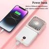 Foldable Mini Fan Portable Desk Fan with Phone Stand USB Rechargeable Handheld Fan for Outdoor Travel Camping Hanging Neck Amagi