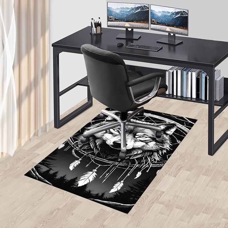 1pc Wolf Dreamcatcher Carpet, Office Rug Outdoor Mat Home Decor Area Carpet Festival