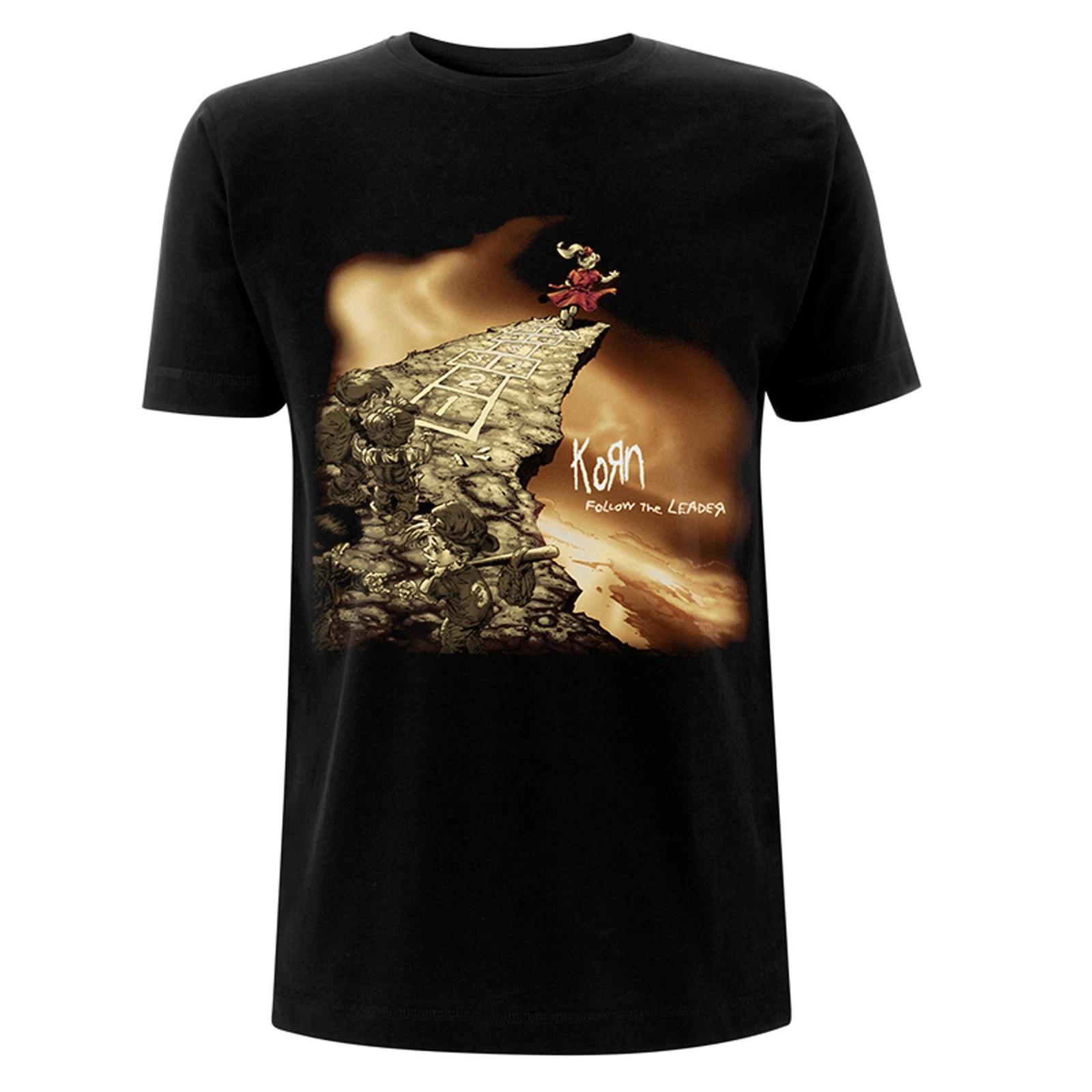 Korn Follow The Leader Rock Nu Metal Official Tee T-Shirt Mens Unisex S