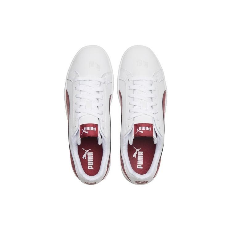 Puma Smash White Tibetan Red 356722-23