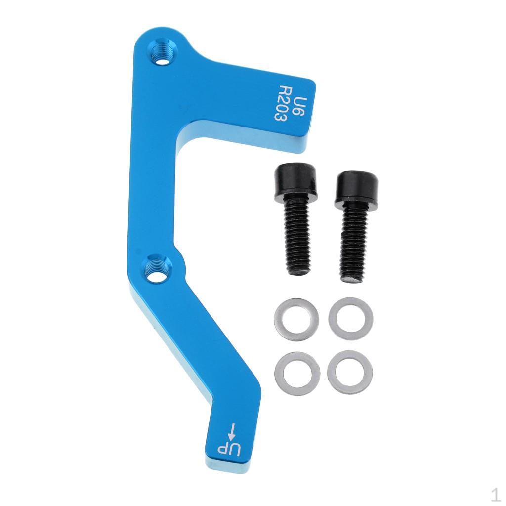 Aluminum Bike Disc Brake Adapter Kit for 203mm Caliper