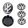 ZDFVU1 Hot Emblems 4pcs 55mm 56mm 65mm Car Wheel Center Caps Hubcap Cover for VW Volkswagen Jetta MK5 Golf Passat Styling 3B7