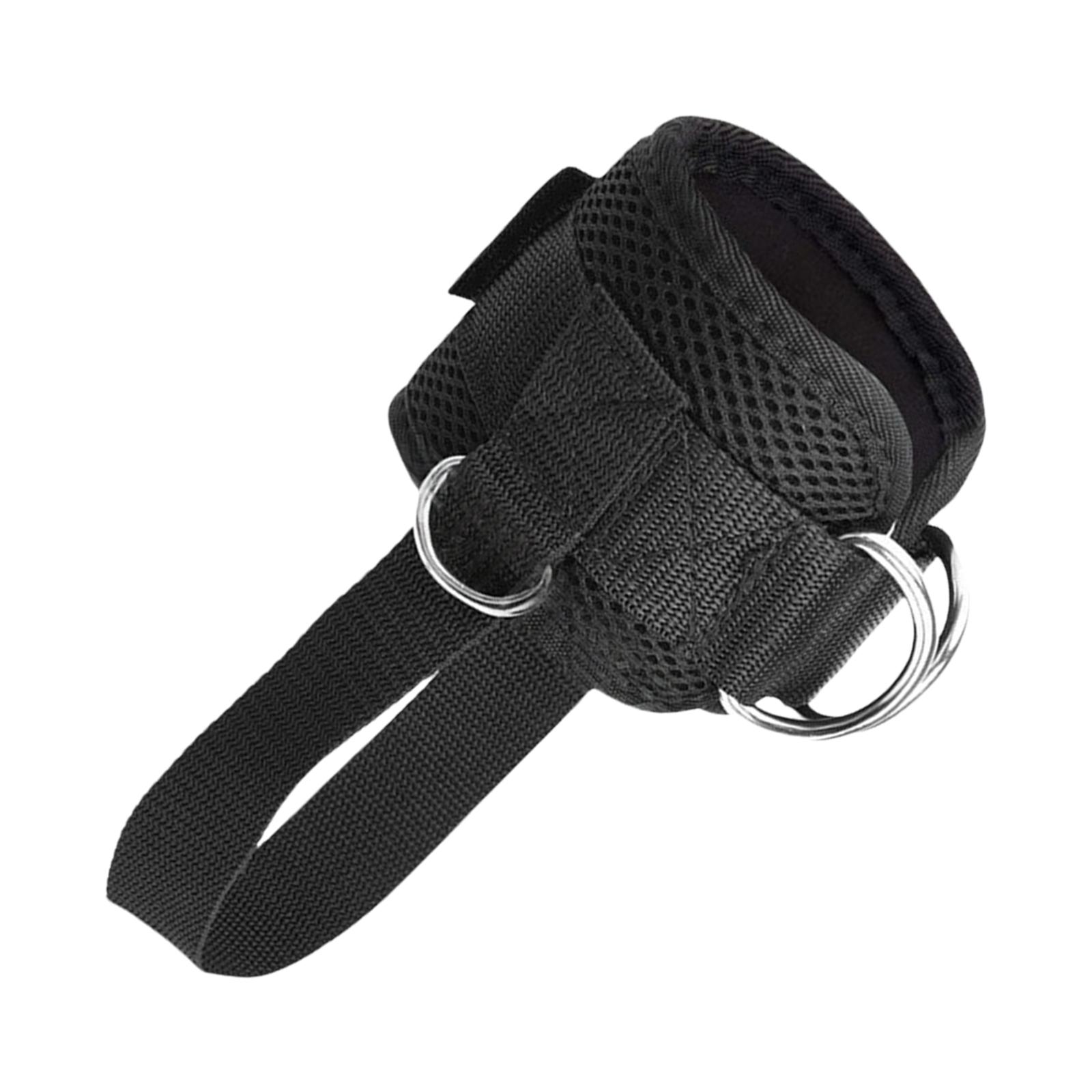 

Ремни на лодыжку Манжеты на лодыжку Удобный тренировочный ремень на лодыжку Тренажер для силы ног Аксессуары с тяговым шнуром для кабельных тренажеров чёрный