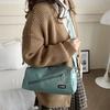 Large capacity bag women 2025 new trendy fashion casual versatile cloth bag shoulder bag short trip messenger bag