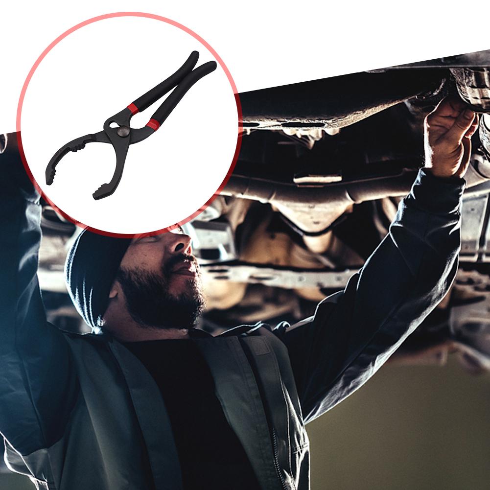 10/12 Inch Car Adjustable Oil Filter Wrench Removal Tools Filter Element Wrench Adjustable Hand Disassembly And Assembly Tools