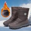 New Snow Boots Women Platform Boots Non-slip Winter Shoes Fur Warm Ankle Boots for Women Outdoor Wedges Waterproof Cotton