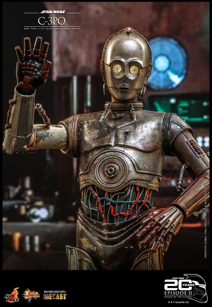 Movie Masterpiece DIECAST Star Wars Episode of the Clones Scale Figure Copper Height 29cm MMS650D46 2/Attack C-3PO 1/6 Approx.