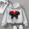 Çizgi Film Animasyon Desenli Baskılı Bahar ve Sonbahar Çocuk Modası Kapüşonlu Sweatshirt