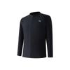 Anta Comfortable Simple Versatile Zipper Round Neck Elastic Breathable Long Sleeve Swimwear Men Swimwear Black 9825332435-1