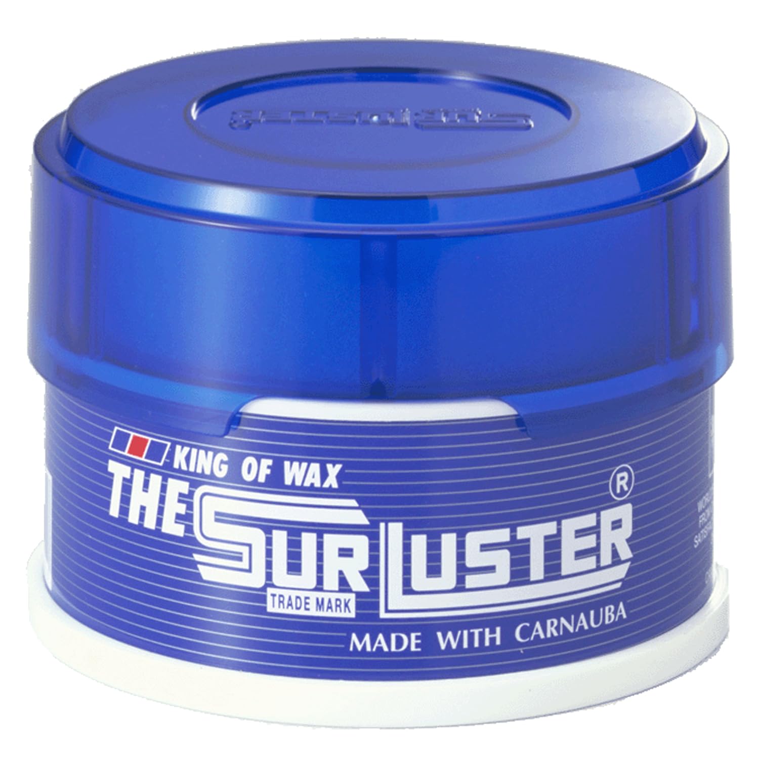 SurLuster The SurLuster 280g Solid Wax, Natural Carnauba Wax, Gloss, Sponge Included, Shine, Gloss Protection, for All Automotive Paint Colors, No Com