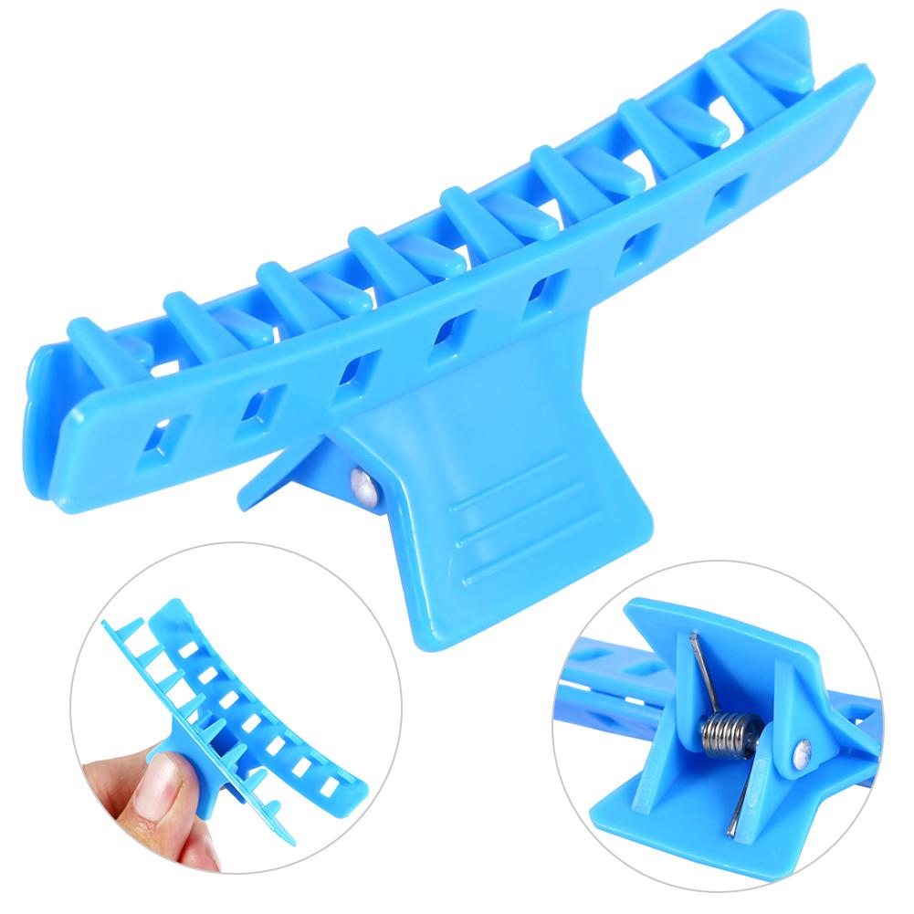 12PCS Salon Plastic Hair Claw Clip Clamps Hairpin Hairdressing Styling Accessories Tools