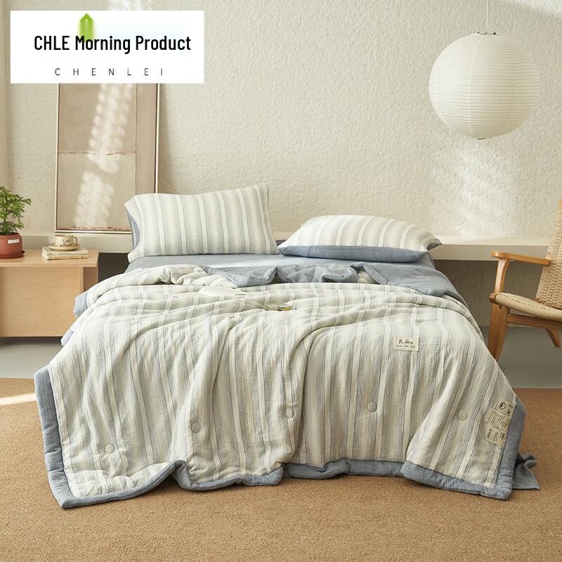 

Chenlei 2025 Class A Cotton Crinkled Gauze Soy Summer Quilt Collection 150x200cm