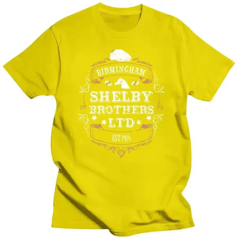 Peaky Blinders Birmingham Shelby T-shirts Men and Women Summer Cotton Clothing Round Neck Short Sleeved Tee