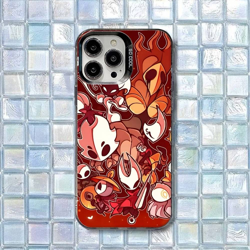 

H-Hollow Knight Silksong Phone Case For iPhone 16,15,14,13,12,11,8,7,Pro,Max,Plus,Mini,XS,SE Shockproof Matte Cover iPhone11