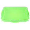Ultralight Clay Compatible Space Sandbox for Children Sensory Exploration Smooth Surface Easy-Clean Plastic Sand Play Tray