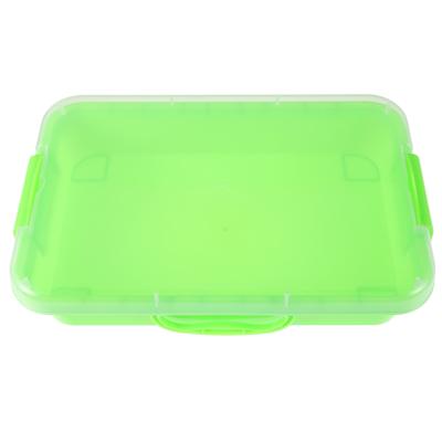 Ultralight Clay Compatible Space Sandbox for Children Sensory Exploration Smooth Surface Easy-Clean Plastic Sand Play Tray