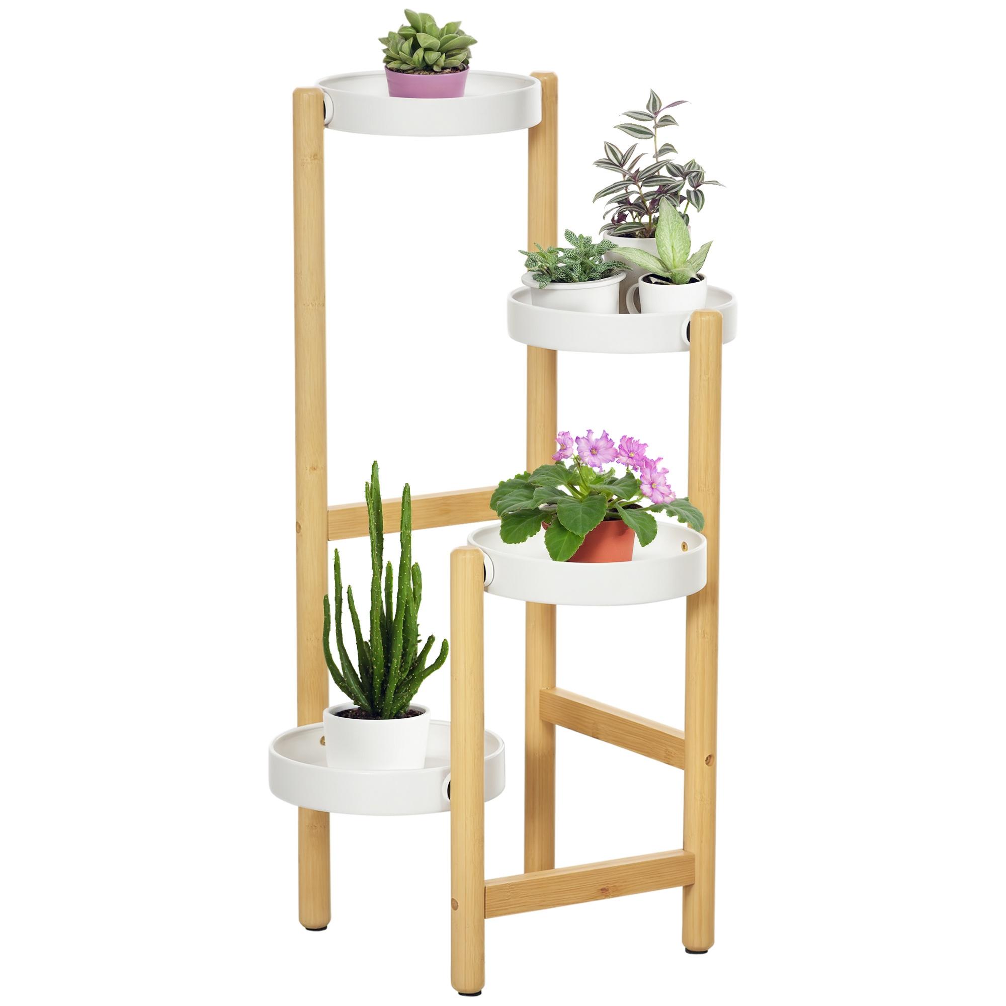 Plant Stand 4-Tier Flower Shelf in
