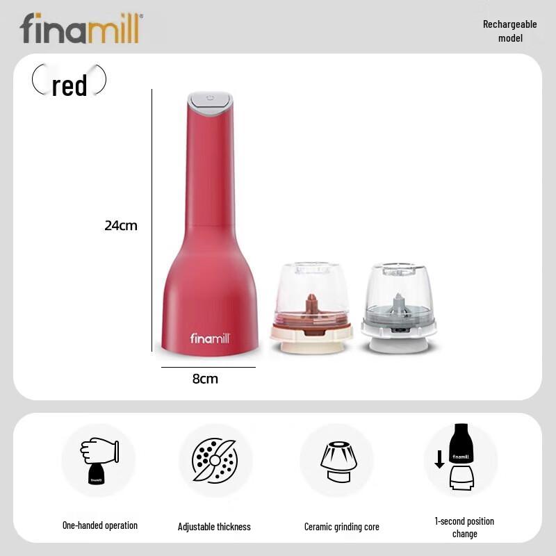 FINAMILL Rechargeable Automatic Spice Grinder