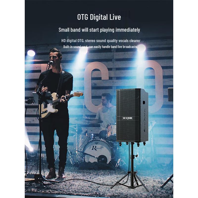 W-King K20Pro 360W High-Power Bluetooth Speaker with Dual Mics CN Plug (adapter Included)