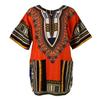 Unisex African Prints Dress Cotton Dashiki Shirt Ethnic Caftan