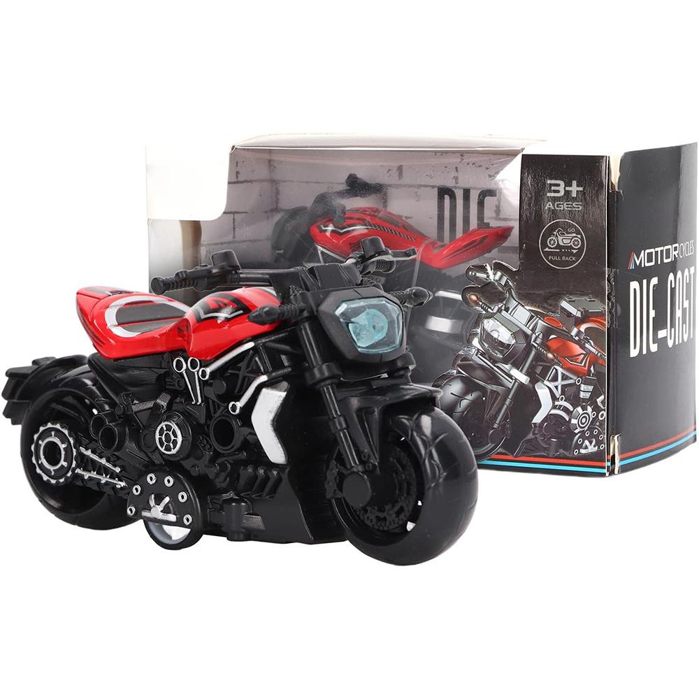 

Игрушки для гоночных мотоциклов DUCATI SPEED, моделирование тягового устройства модели мотоцикла на открытом воздухе Size:10.5*6.3*5.3cm красный