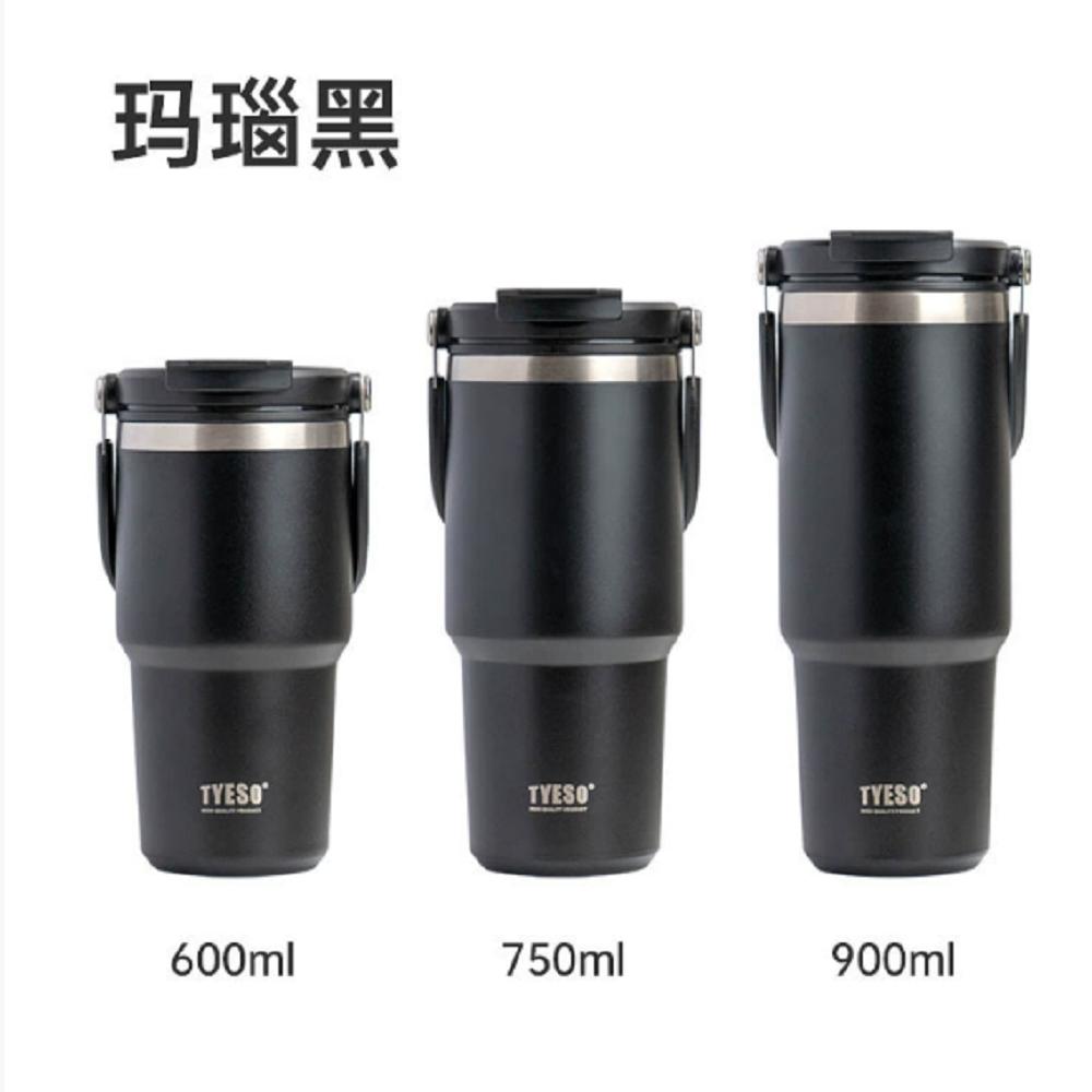 Taishuo Ice King Cup Handheld Double Drink Large Capacity 304 Stainless Steel Insulated Cup with Straw Car Cooling Cup
