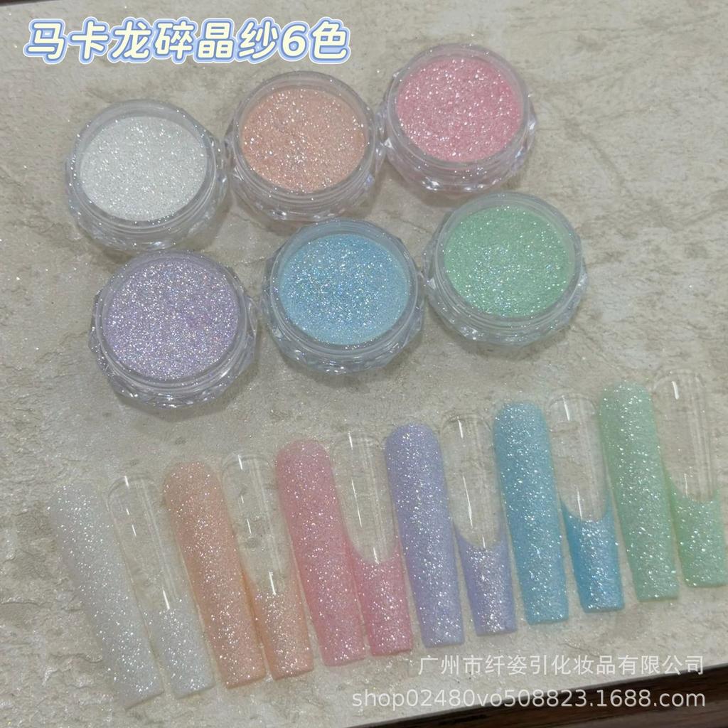 Ultra-Fine Glitter Crystal Gauze Powder for Nail Art