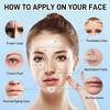 160Pcs Pe Material Forehead Smile Patterns Transparent Skin-Friendly Anti-Wrinkle Sticker Invisible Nasolabial Folding Patches