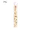 1/2/3PCS 30CM Acrylic Transparent Folding Ruler Simple Drawing Ruler Measuring Rulers For Students Office School Stationery