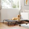 Outdoor Dog Bed, Elevated Dog Bed for Large Dogs, with Washable Mesh Steel Frame, 152 X 94 X 23 Cm, Grey
