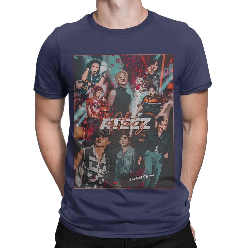Aateez 2022 Funny 100 Cotton TShirt Aateez Tops Tees For Unisex