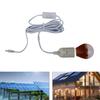 12V LED Bulb E27 Solar Bulb E27 Ball Bulb Spiral LED Solar White Light Camping Tent 12V 5 Watt 3 Meter DC Cable