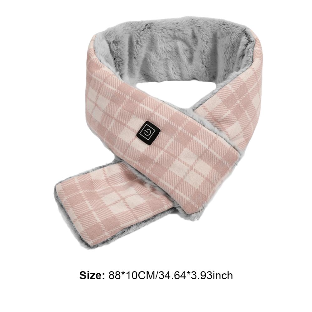 Electric Heating Scarf Heating Pads 3 Gear Heating USB Heater  Thermal Shawl Outdoor Warm Neck Brace Warm Bib For Women Men