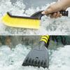 Detachable Car Snow Sweeping Shovel with EVA Foam Handle Auto Cleaning Brush Ice Scraper Remover Auto Windshield Frost Brush
