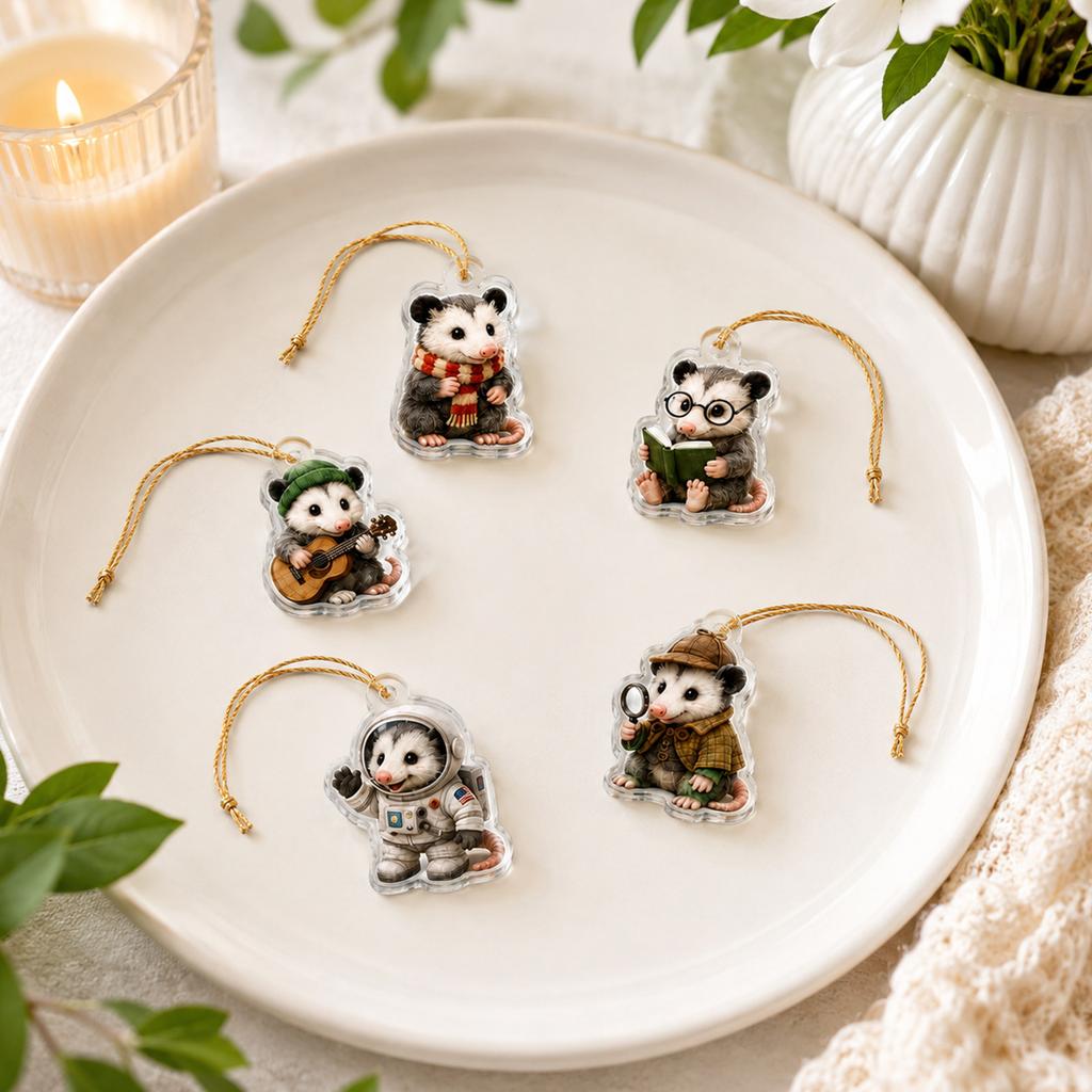 2D Christmas Advent Calendar with Cute Pet Series – Christmas Tree Ornament for Holiday Decor