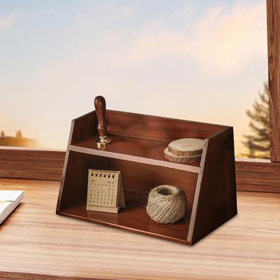 Make-up Organizer Cosmetische Opbergdoos Multifunctionele Cadeaus Houten Rek Huidverzorging