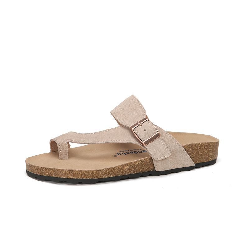 Модные летние женские сандалии из пробки — фото 5