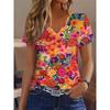 Women's Summer Comfortable Short-Sleeve Fashionable Versatile T-Shirt Simple and Elegant Top