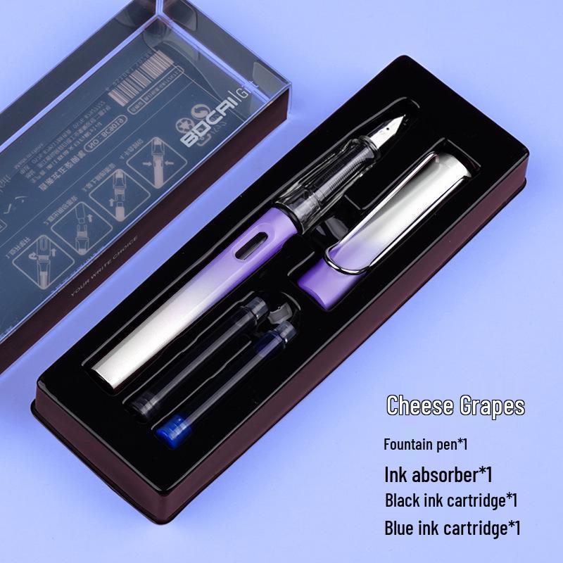 Bo Cai Third Grade Fountain Pen Set: Calligraphy Practice & Posture Correction for Kids